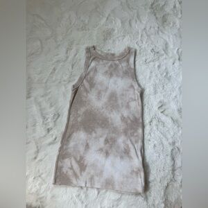 A New Day Beige Tie-Dye Tank
